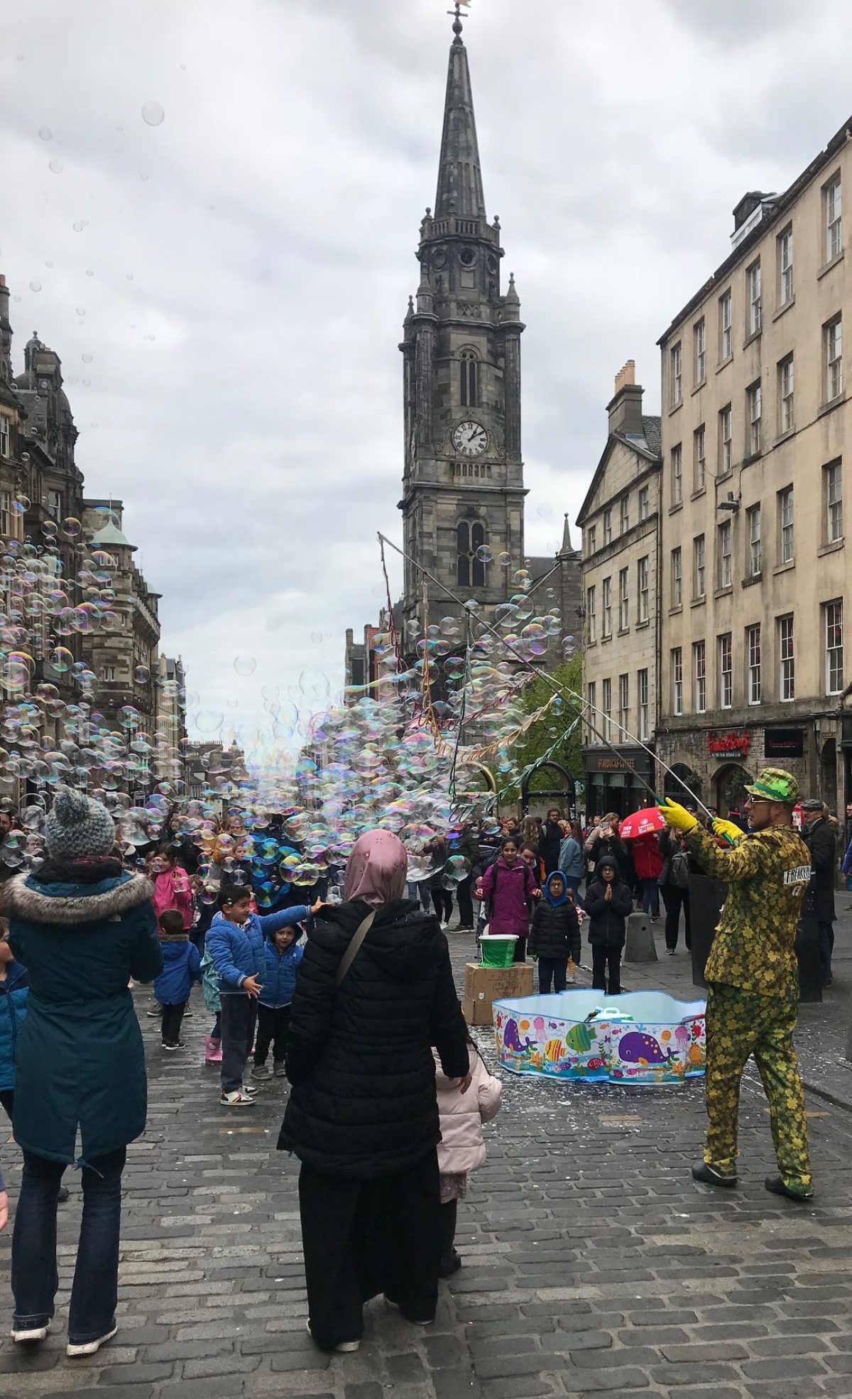 The Royal Mile becomes a place just for people - Open Streets Day - 5 May © 2019 Gordon Munro