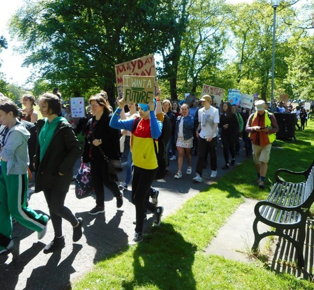 Climate Crisis March - Meadows, Edinburgh © 2019 Yvonne Bruce