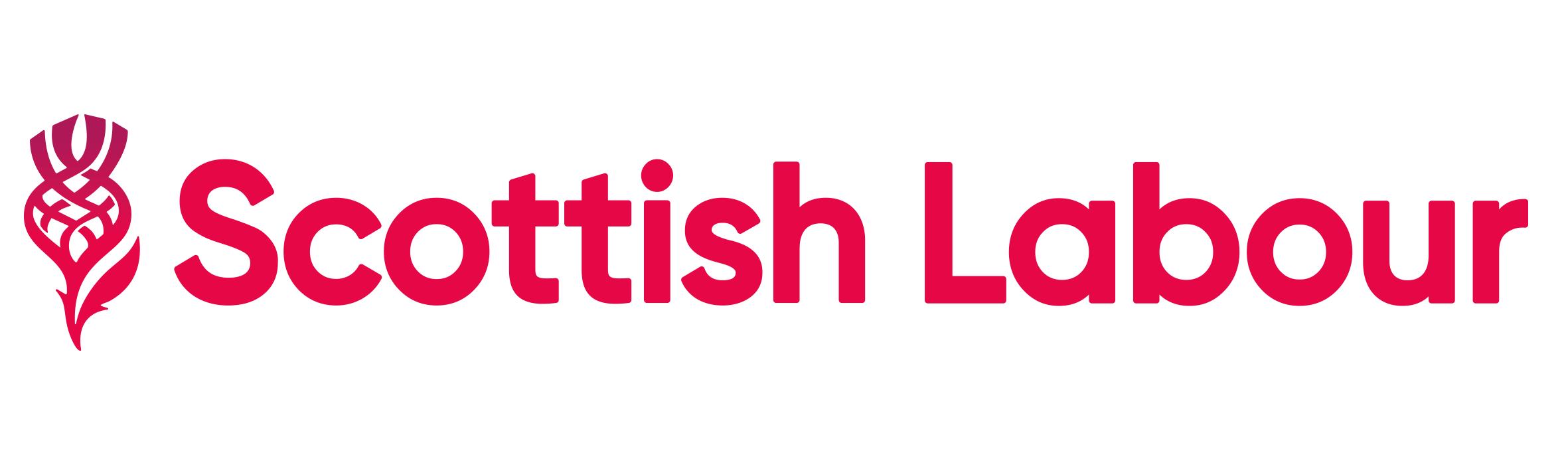 Scottish Labour Logo (Red on White) with stylised thistle